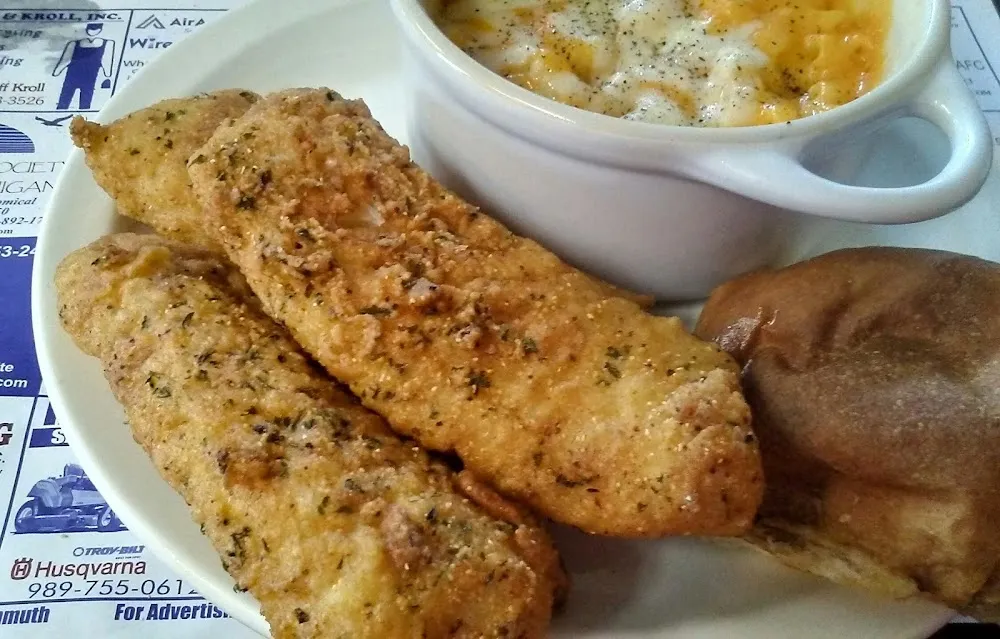 Auce Cod and Mac and Cheese