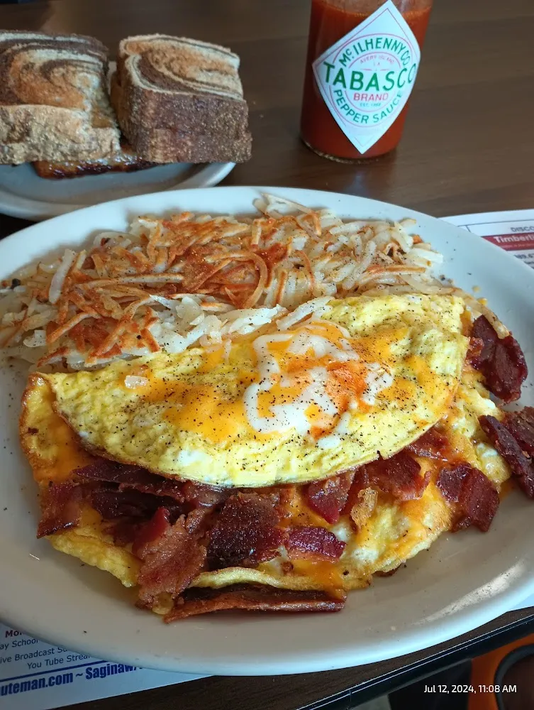 Cheese & Bacon Omelette