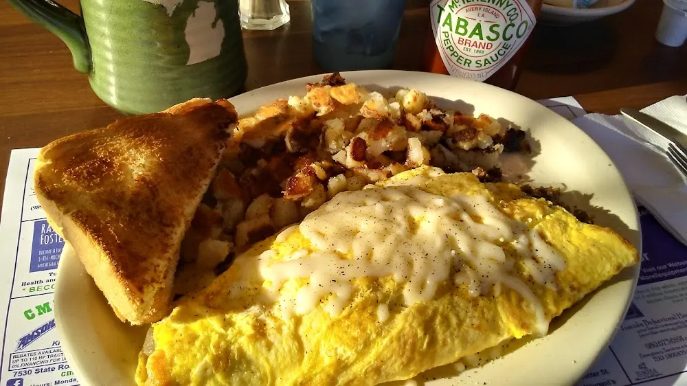 Steak Omelet Home Fries
